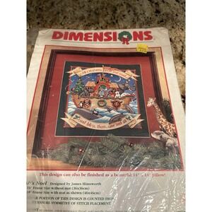 Dimensions Noah's Noel Chirstmas Holiday Needlepoint Kit #9111